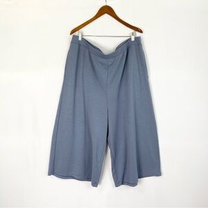 Banana Republic Wide Leg Pull On Pocket Pant Stretch High Rise Casual Loungewear